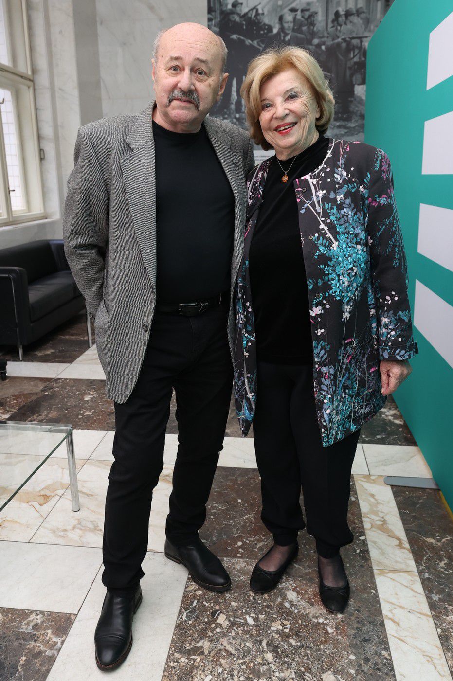 Herečka Libuše Švormová na krste knihy...