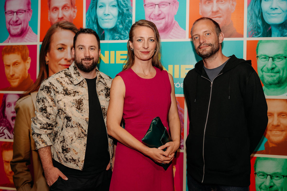 Herečka Anna Polívková, režisér Matěj Pichler a...