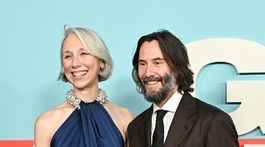 Herec Keanu Reeves a jeho partnerka Alexandra...