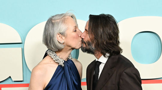 Keanu Reeves a jeho partnerka Alexandra Grant...