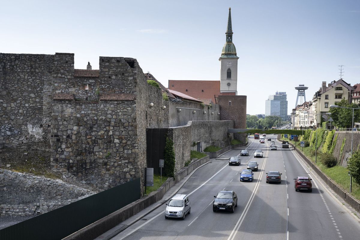 Na snímke Staromestská ulica v Bratislave