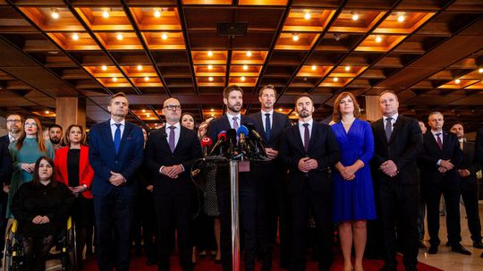 Opoziční politici na spoločnej tlačovke NRSR