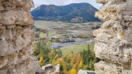 výhľad, Likava, hrad, Likavka