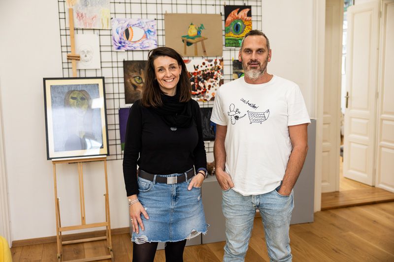 Jan Baláž a Eva Gajdošová zo SZUŠ Makuki v Trnave.