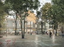 Revitalizacia namesti - Namestie Neznej revolucie so Starou Trznicou zdroj MIB