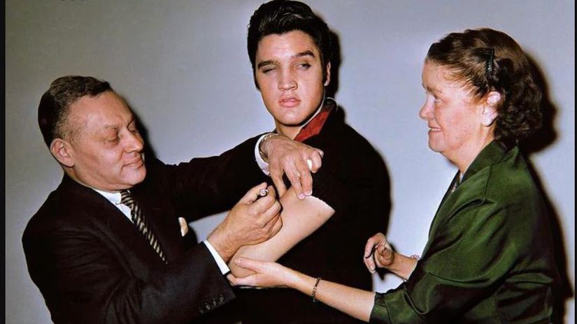 Elivs Presley, vakcina, obrna