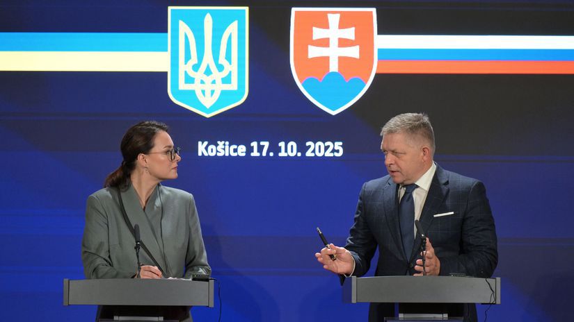 Predsedníčka vlády Ukrajiny Julija Svyrydenková...