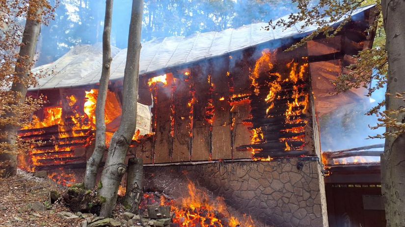 požiar Oščadnica