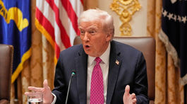 Americký prezident Donald Trump na úvod...