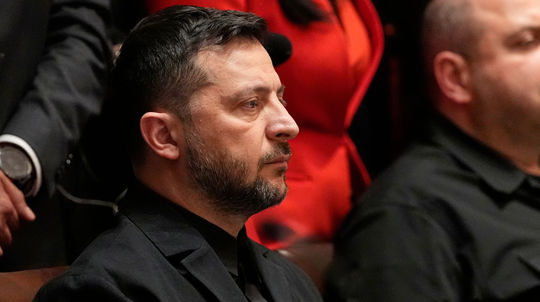 Zelenskyj na stretnutí s Trumpom pred novinármi...