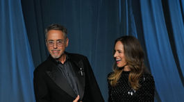 Herec Robert Downey Jr. a jeho manželka Susan Downey.