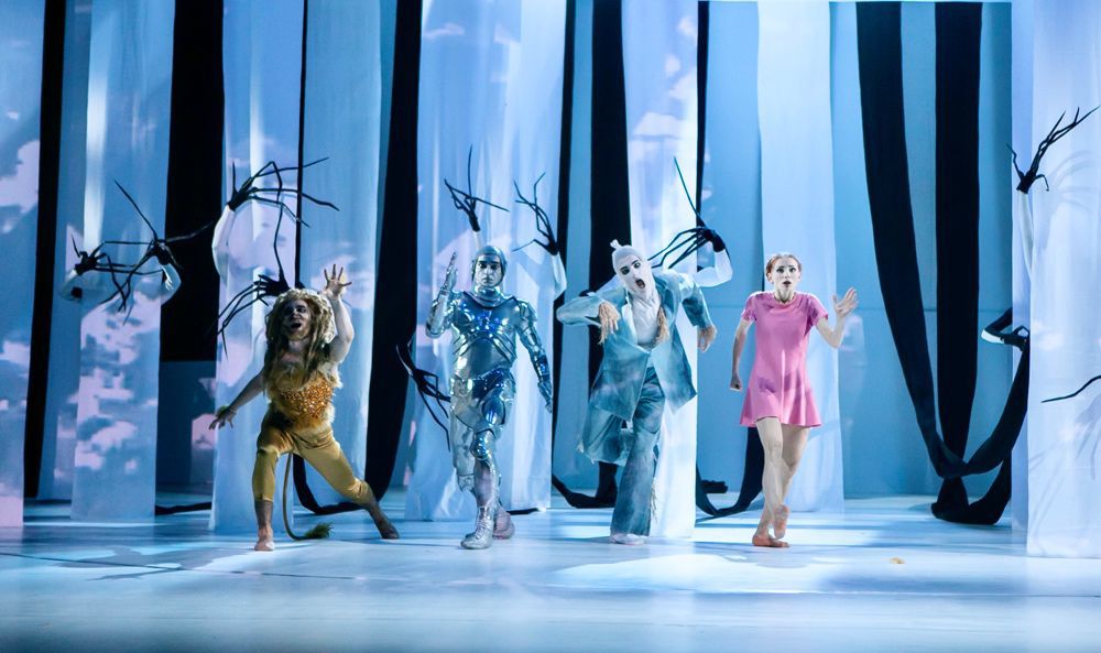 Snímka z rozprávky Čarodejník z krajiny Oz.