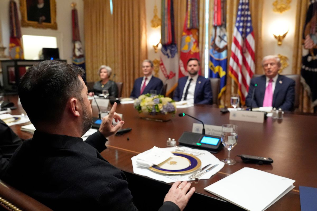 Donald Trump, Volodymyr Zelenskyj, vojna na...