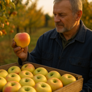 jablko, sad, muž, NEPOUŽÍVAŤ