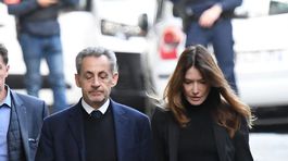 Bývalý francúzsky prezident Nicolas Sarkozy a...