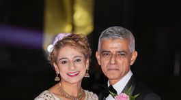 Sadiq Khan a jeho manželka Saadiya Khan