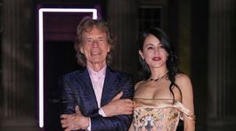 Spevák Mick Jagger a jeho partnerka Melanie Hamrick.