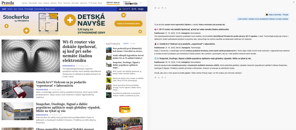 Prehliadač, konkrétne jeho agenta, je možné...