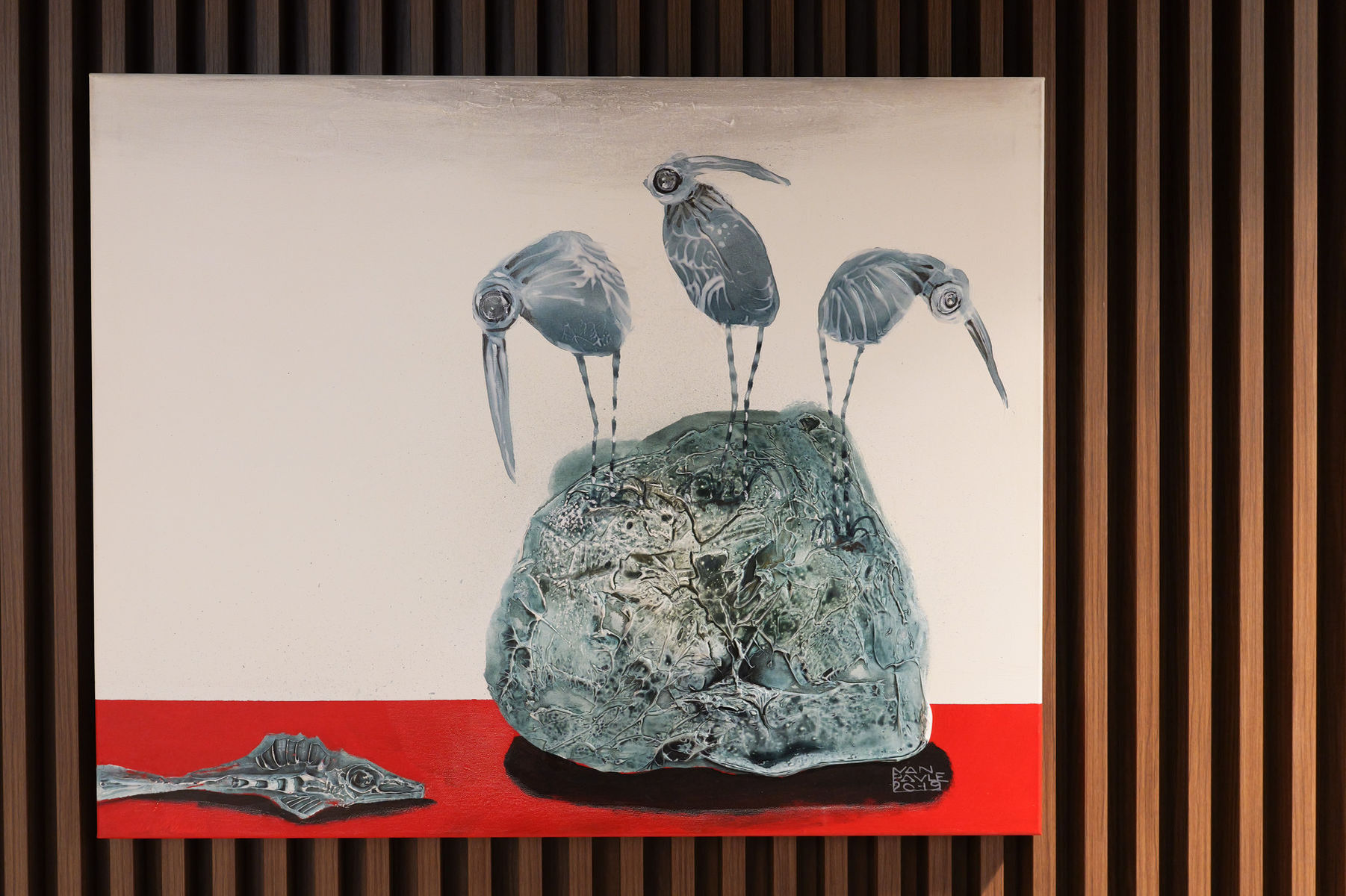 Jeden z obrazov Ivana Pavleho, ktorý je na...