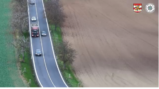 riskantné predbiehanie, plná čiara, Policie ČR