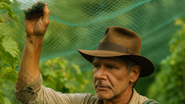 Indiana Jones, záhradkár, záhradkárčenie, ilustrácia, NEPOUžÍVAŤ