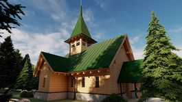 Chrám je robený s rešpektom na prírodný...