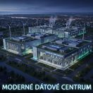 Moderné dátové centrum - obrázok vytvorený AI