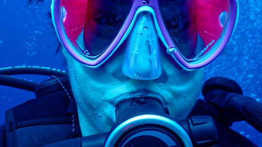 potápač, potápanie, more,