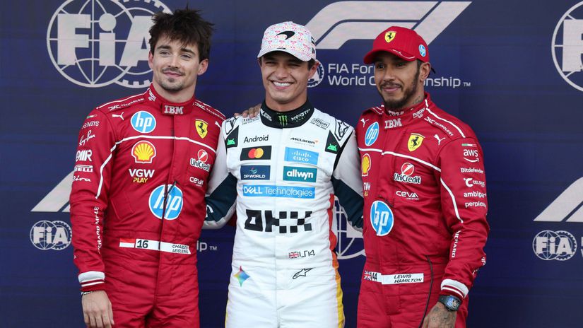 Charles Leclerc, Lando Norris