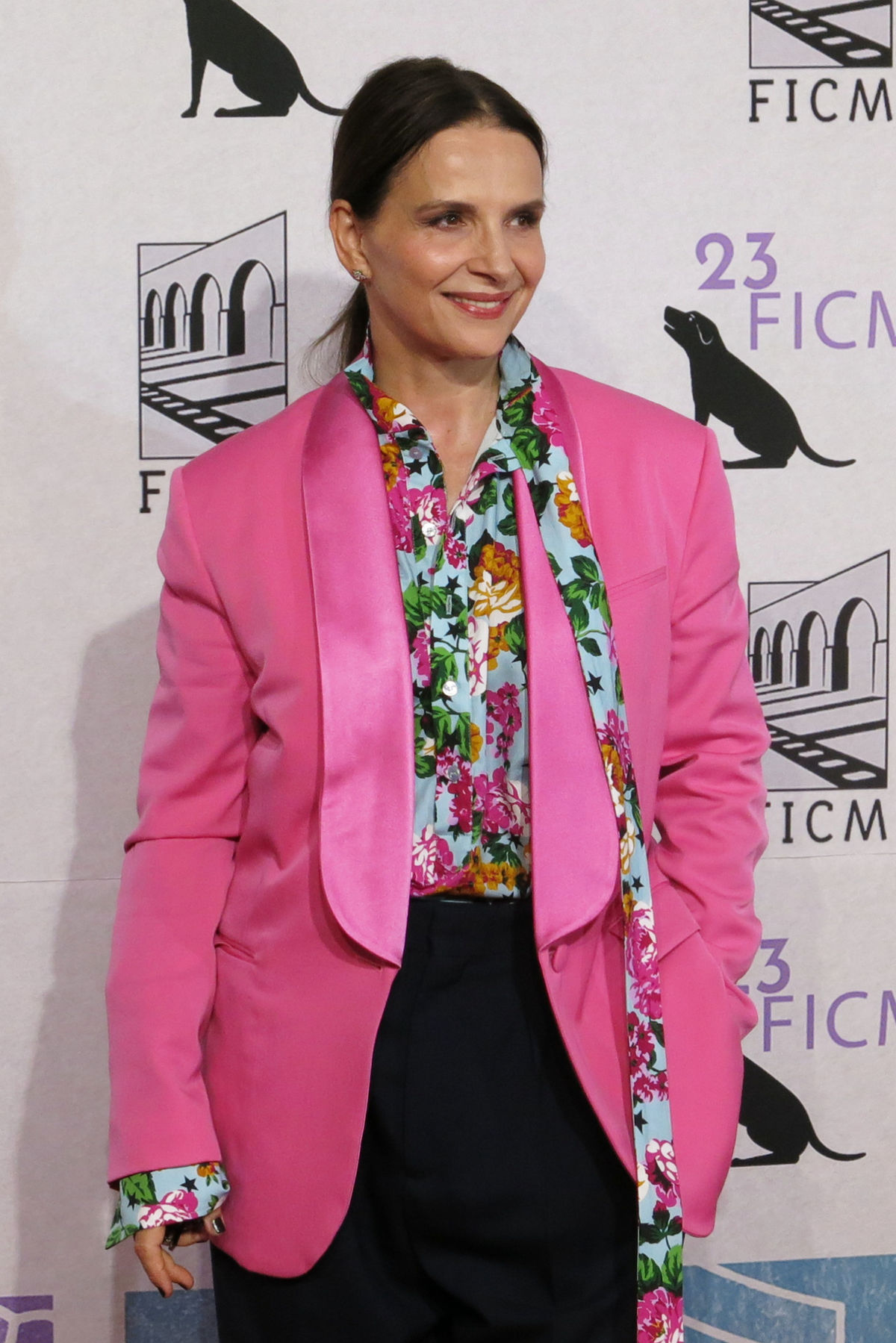 Francúzska herečka Juliette Binoche na filmovom...