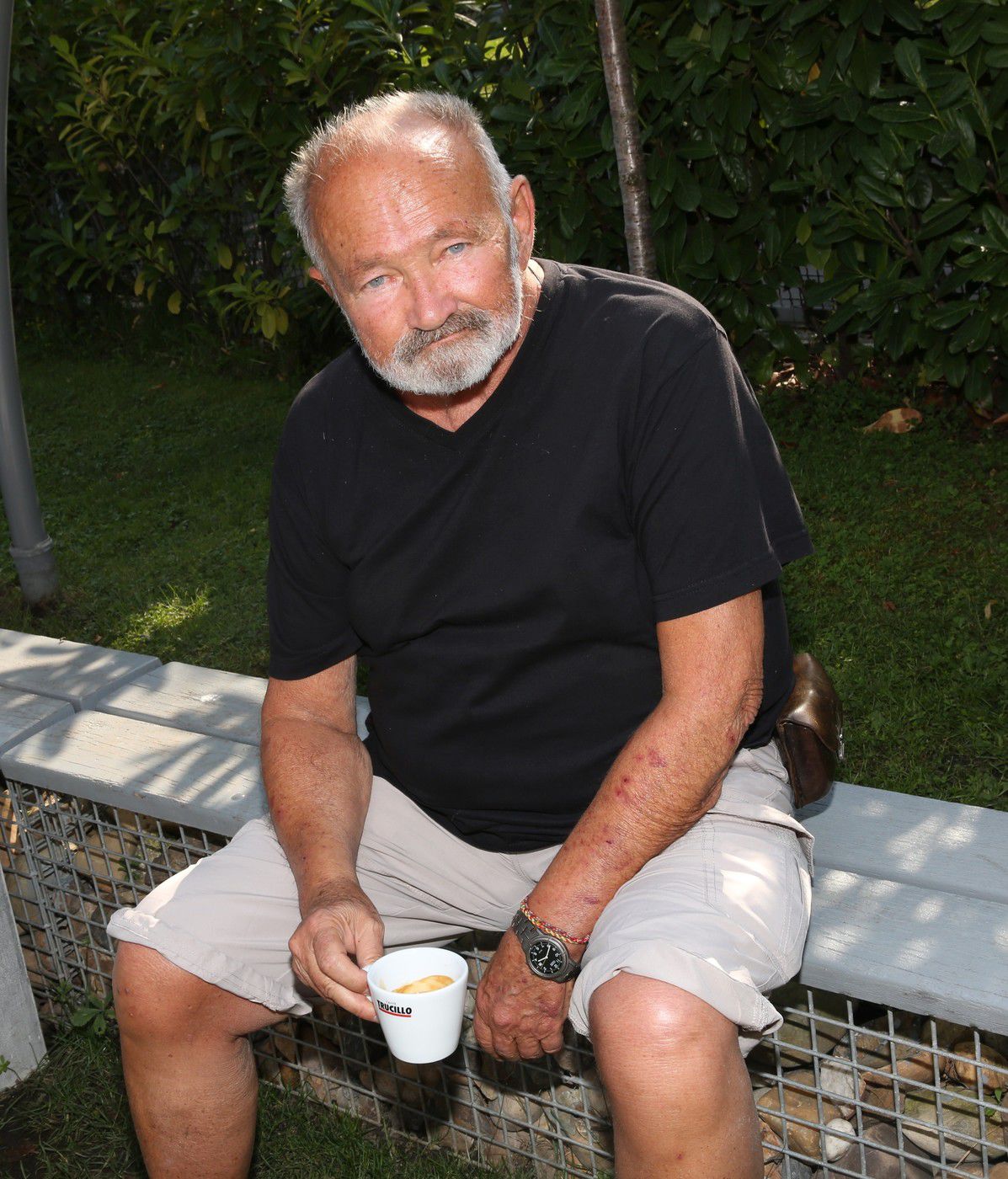 Herec Rudolf Hrušínský mladší na zábere z roku...