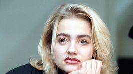 Speváčka Darina Rolincová na zábere z roku 1992.