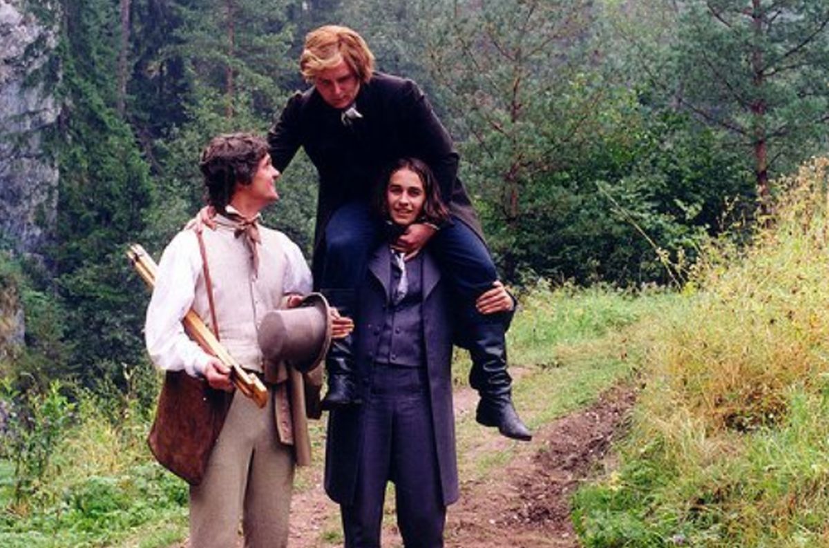 Záber z rozprávky Zlatá podkova, zlaté pero, zlatý vlas.