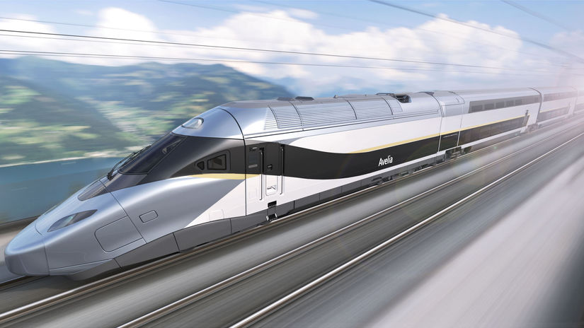 Alstom s Avelia Horizon very high-speed train...