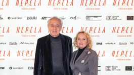 Herec Ján Greššo s manželkou. 