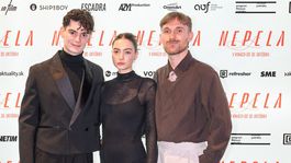 Herec Josef Trojan, režisér Gregor Valentovič a herečka Tereza Smetanová