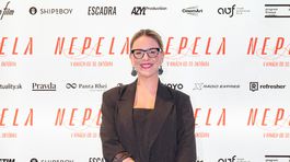 Herečka Kristína Tormová medzi hosťami premiéry filmu Nepela. 