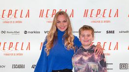 Herečka Milena Minichová na premiére filmu Nepela. 