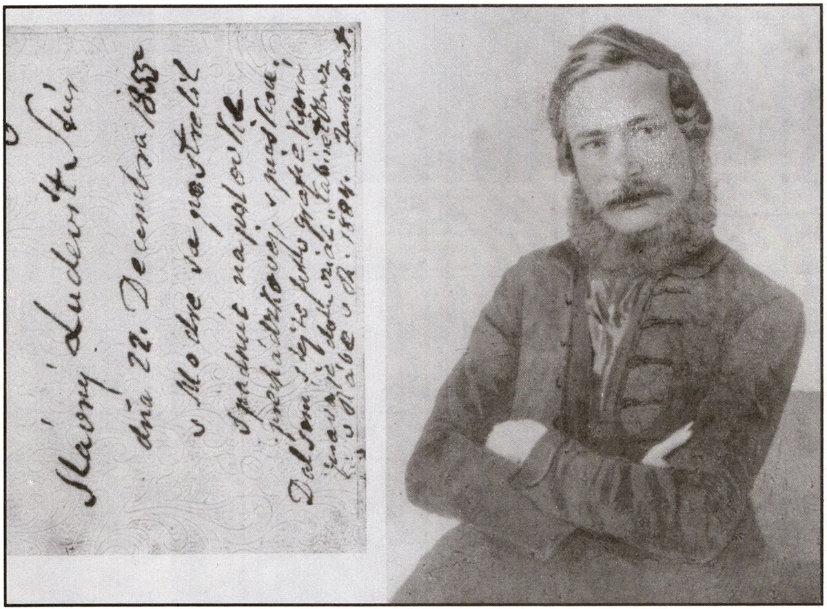 Spomienka na Ľudovíta Štúra z roku 1884 od jeho...