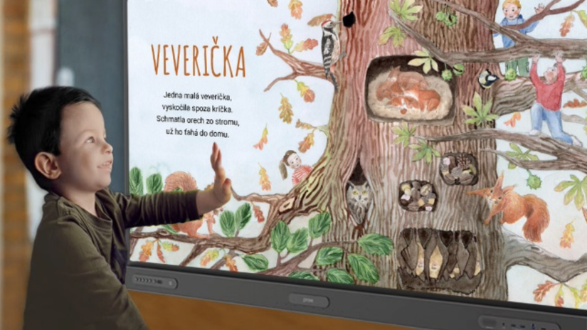 veverička, veršované príbehy, knihy,