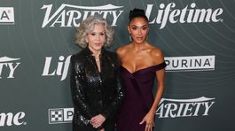 Jane Fonda (vľavo) a herečka a speváčka Nicole Scherzinger