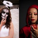 anjel, halloween, snehulienka