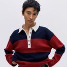 Dámske rugby tričko s dlhým rukávom H&M, predáva sa za 44,99 eura. 