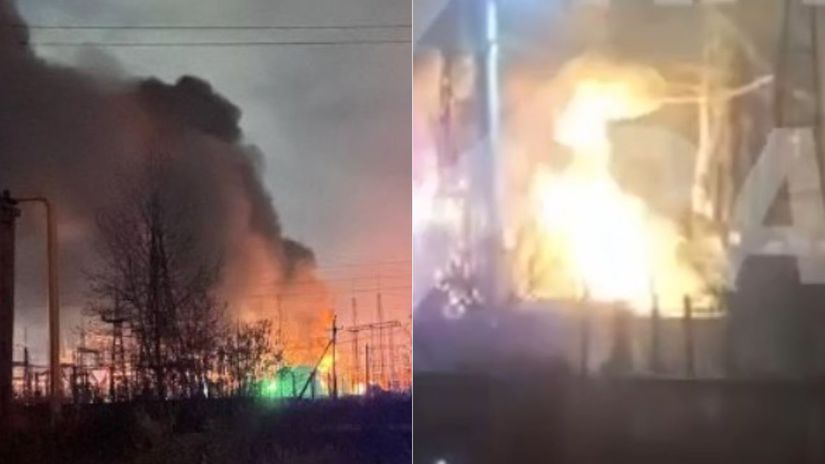 požiar Rusko, rozvodňa, útok dronov, vojna,...