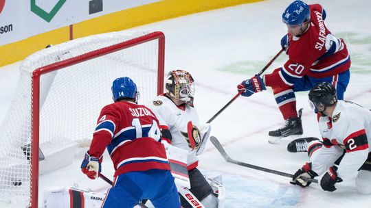 Nezastaviteľný Slafkovský, dal tretí gól v rade. Asistencia pre Fehérváryho