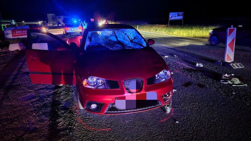 nehoda, polícia, zráža,