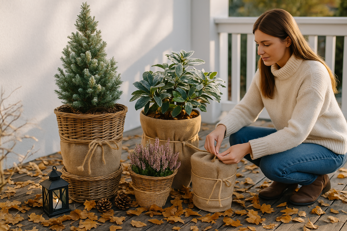 Jesenná príprava na zimu – aj nádoby na terase...