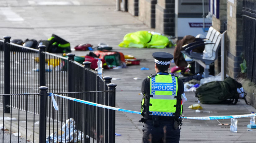 Británia vlak útok police Huntingdon