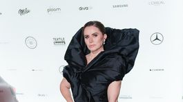 Dizajnérka obuvi a doplnkov Katarína Sásiková. 