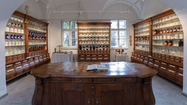 lekáreň, historická lekáreň, Skalica, Lekáreň U Milosrdných